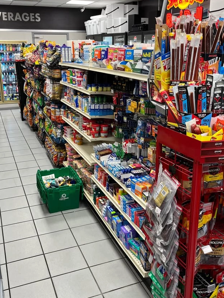 Lozier gondola shelving for retail, convenience, and grocery stores